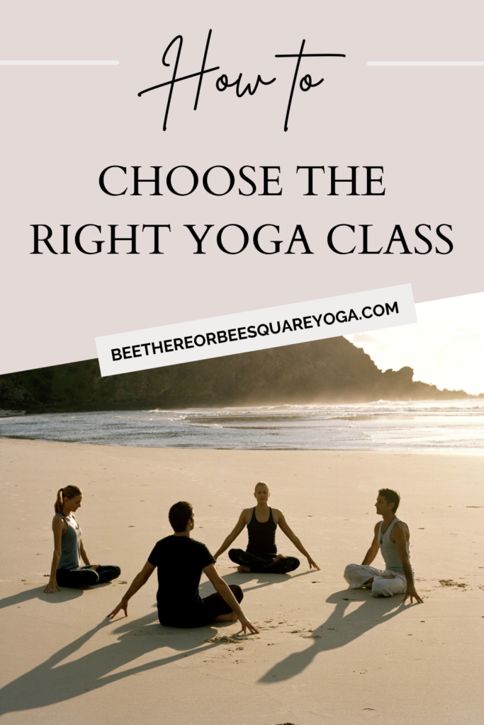 type of yoga classes poster
