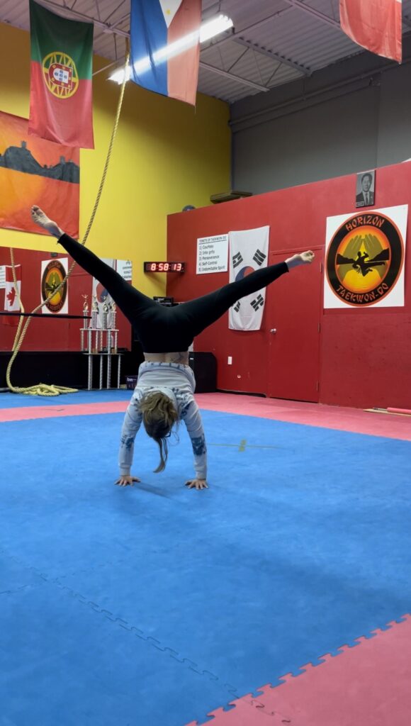how to do a handstand for beginners, split handstand
